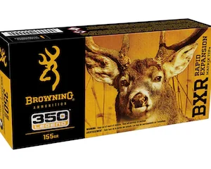 Browning BXR Rapid Expansion Ammunition 350 Legend 155 Grain Matrix Tip Box of 20