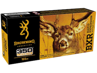 Browning BXR Rapid Expansion Ammunition 350 Legend 155 Grain Matrix Tip Box of 20