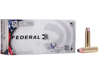 Federal Non-Typical Ammunition 450 Bushmaster 300 Grain Jacketed Hollow Point Box of 20