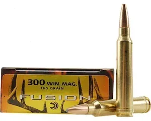 Federal Fusion Ammunition 300 Winchester Magnum 150 Grain Bonded Soft Point Box of 20