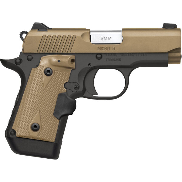 Buy The Kimber Micro 9 9mm Pistol offers a 6-round magazine capacity and a smooth trigger pull. Designed with a ramped