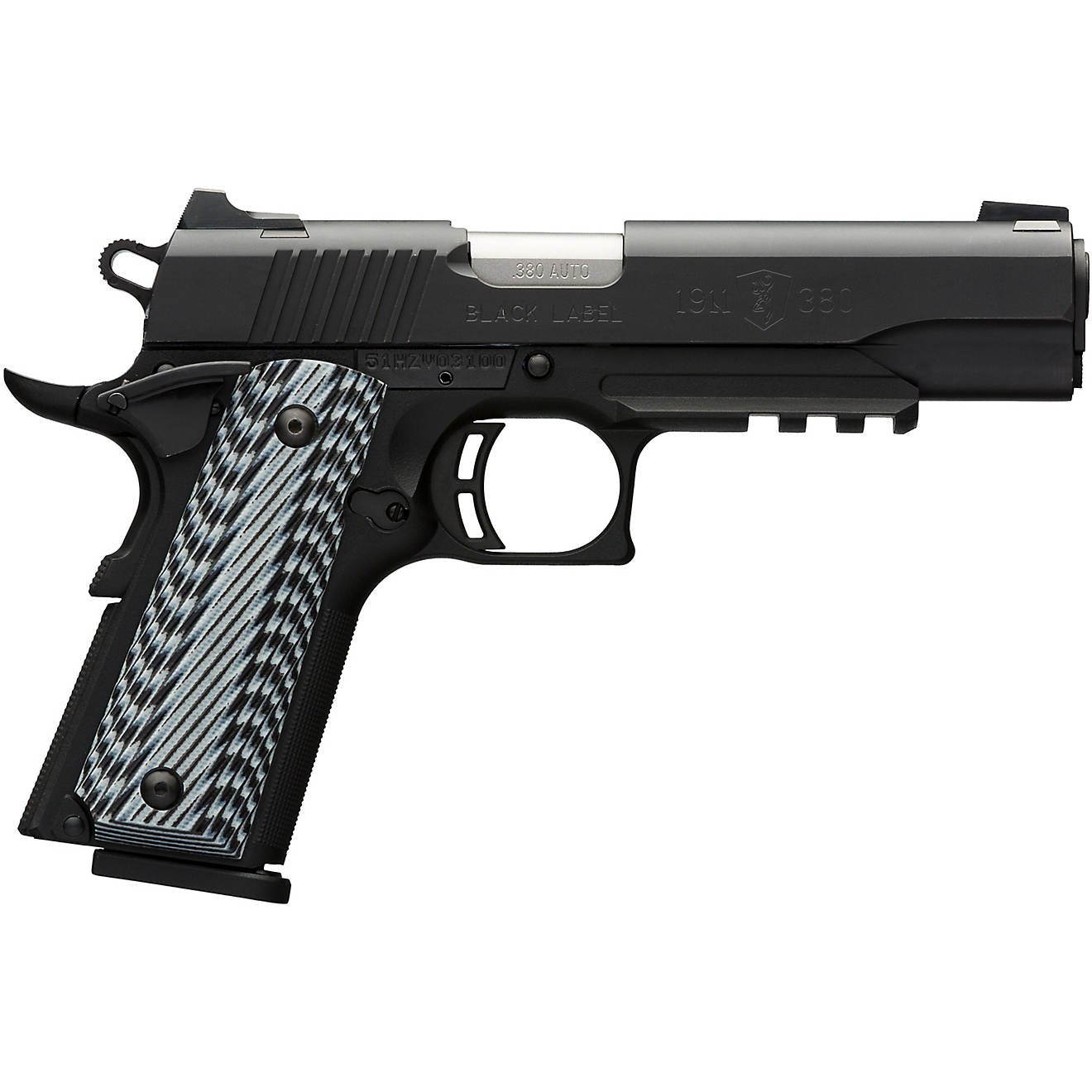 Buy BROWNING 1911-380 BLACK LABEL PRO .380 ACP PISTOL WITH RAIL Online