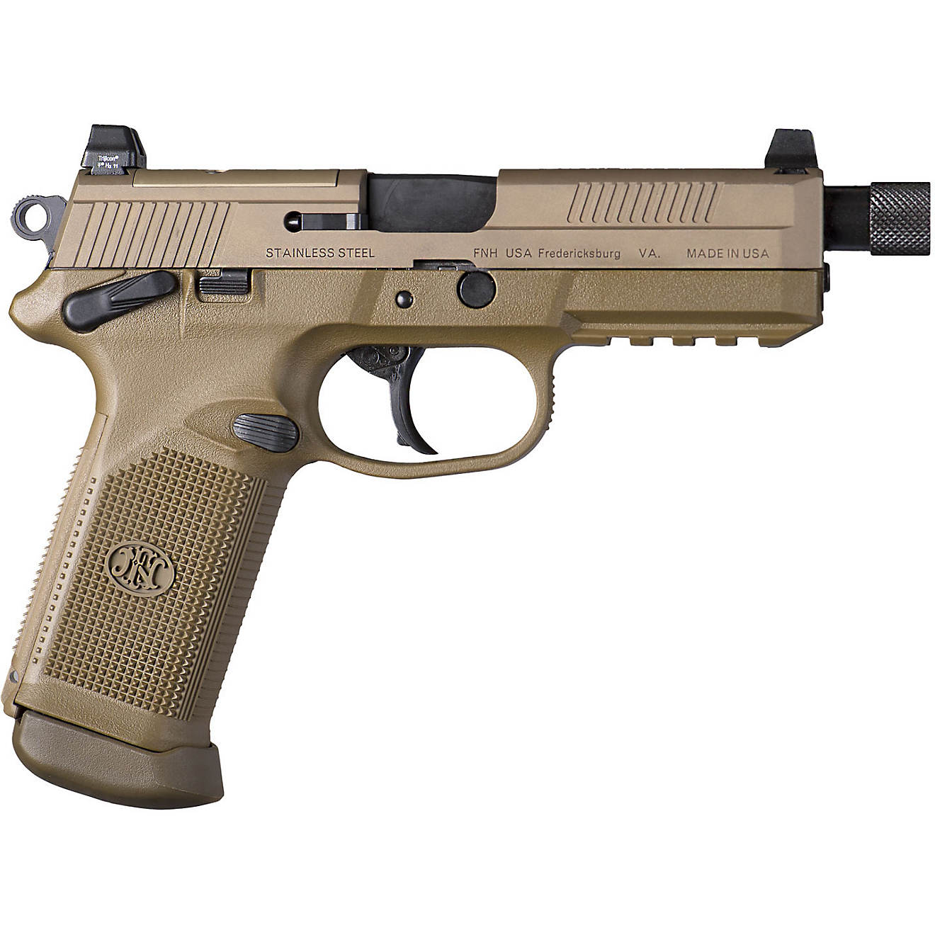 Buy FN FNX-45 THREADED FDE NS 45 ACP FULL-SIZED 10-ROUND PISTOL Near Me