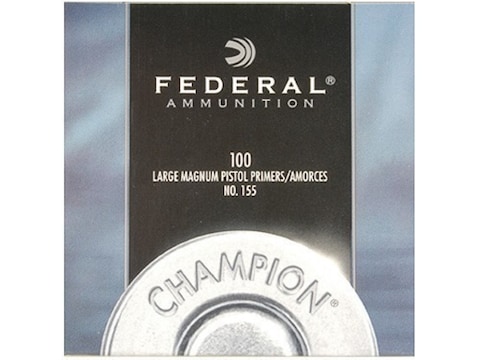 Buy Federal Large Pistol Magnum Primers #155 Box of 1000 (10 Trays of 100)