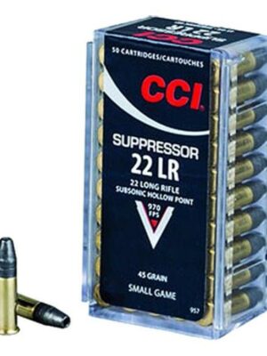 CCI 22LR Suppressor 22 LR 45gr