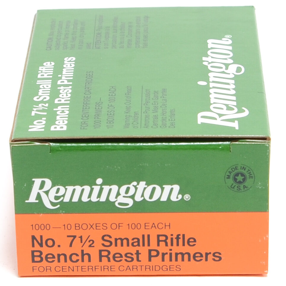 Buy Remington 7 1/2 Small Rifle Bench Rest Primers (1000 ct box)