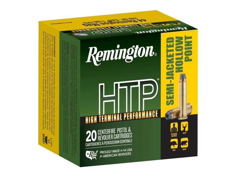 Remington HTP 44 REM Mag 240rd SJHP - 20rd Box