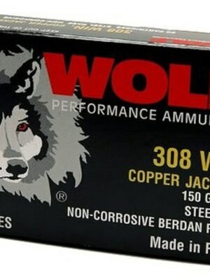 Wolf FMJ Performance 308 Win/7.62mm 150gr