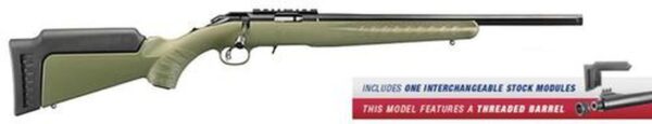 Ruger American Rifle Predator Bolt 22 WMR 18 Threaded Barrel